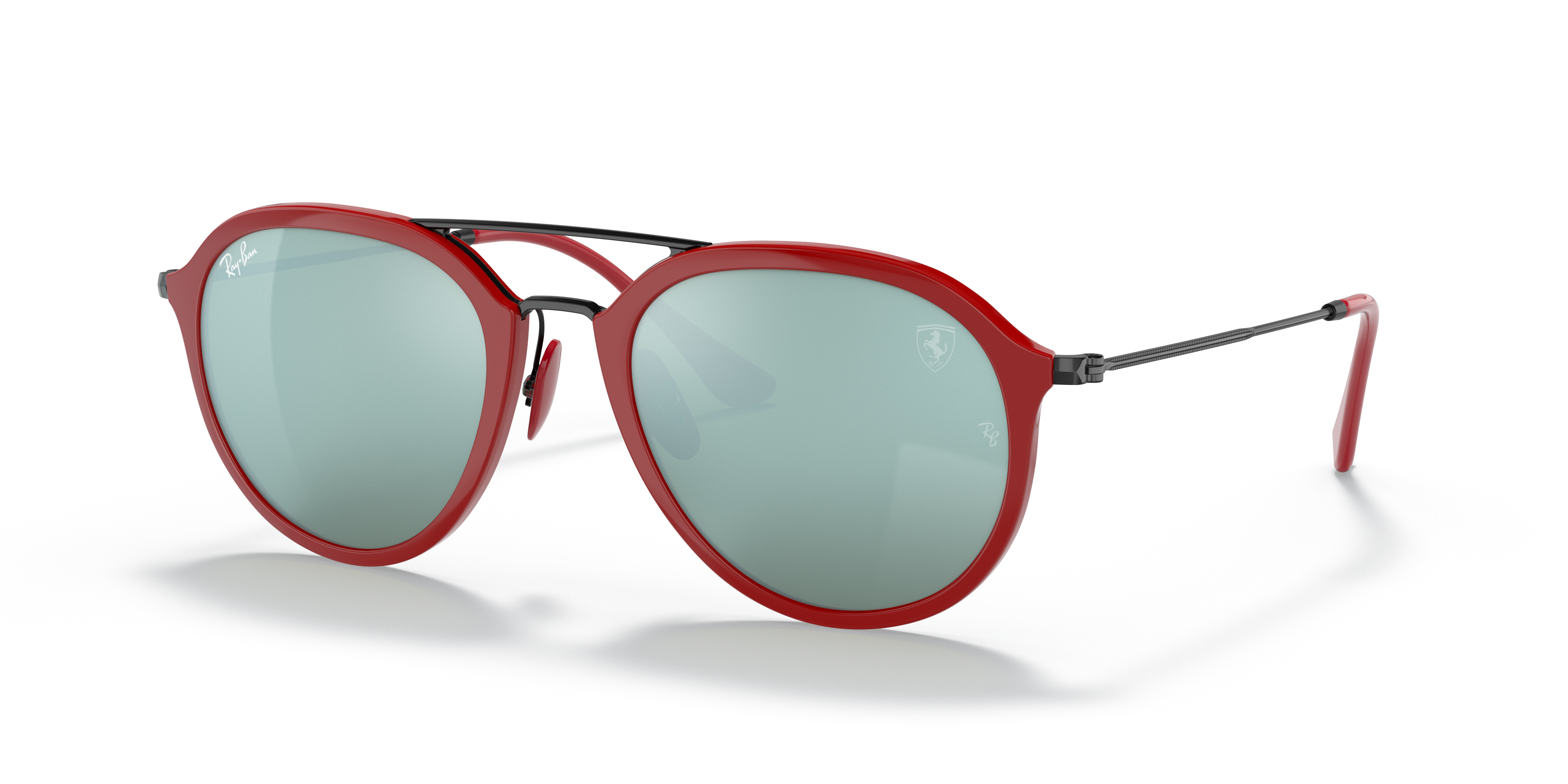 Buy FERRARI 13266 Aviator Style Top Leather Bar Designer Sunglasses for Men  / Made in Italy / Good Condition Ferrari Eyewear Online in India - Etsy