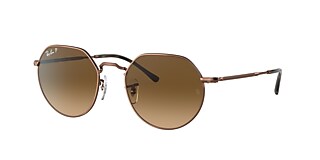 Ray-Ban RB3565 JACK 53 Brown & Medium Copper Polarized