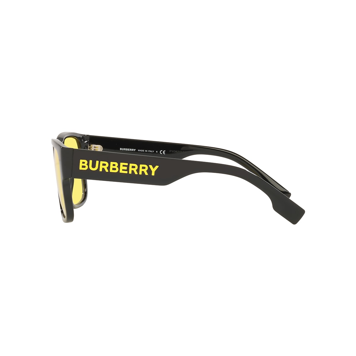 Burberry BE4358 Knight 57 Yellow & Black Sunglasses | Sunglass Hut USA