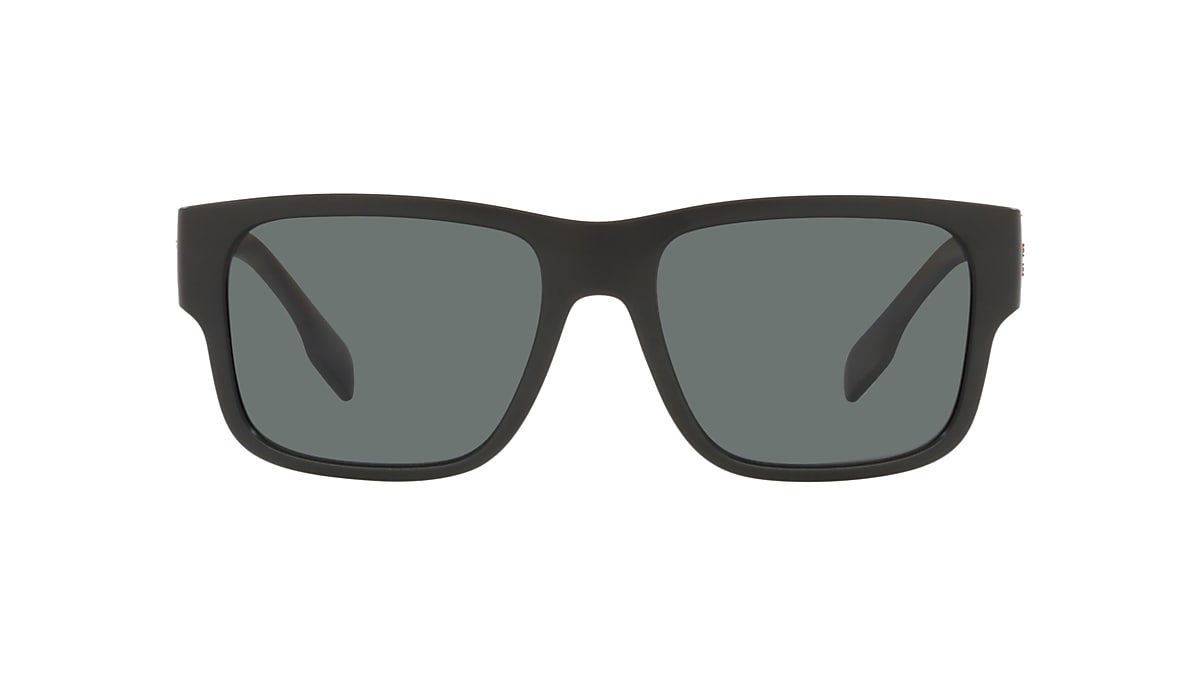 Burberry BE4358 Knight 57 Polar Dark Grey & Matte Black Polarized 