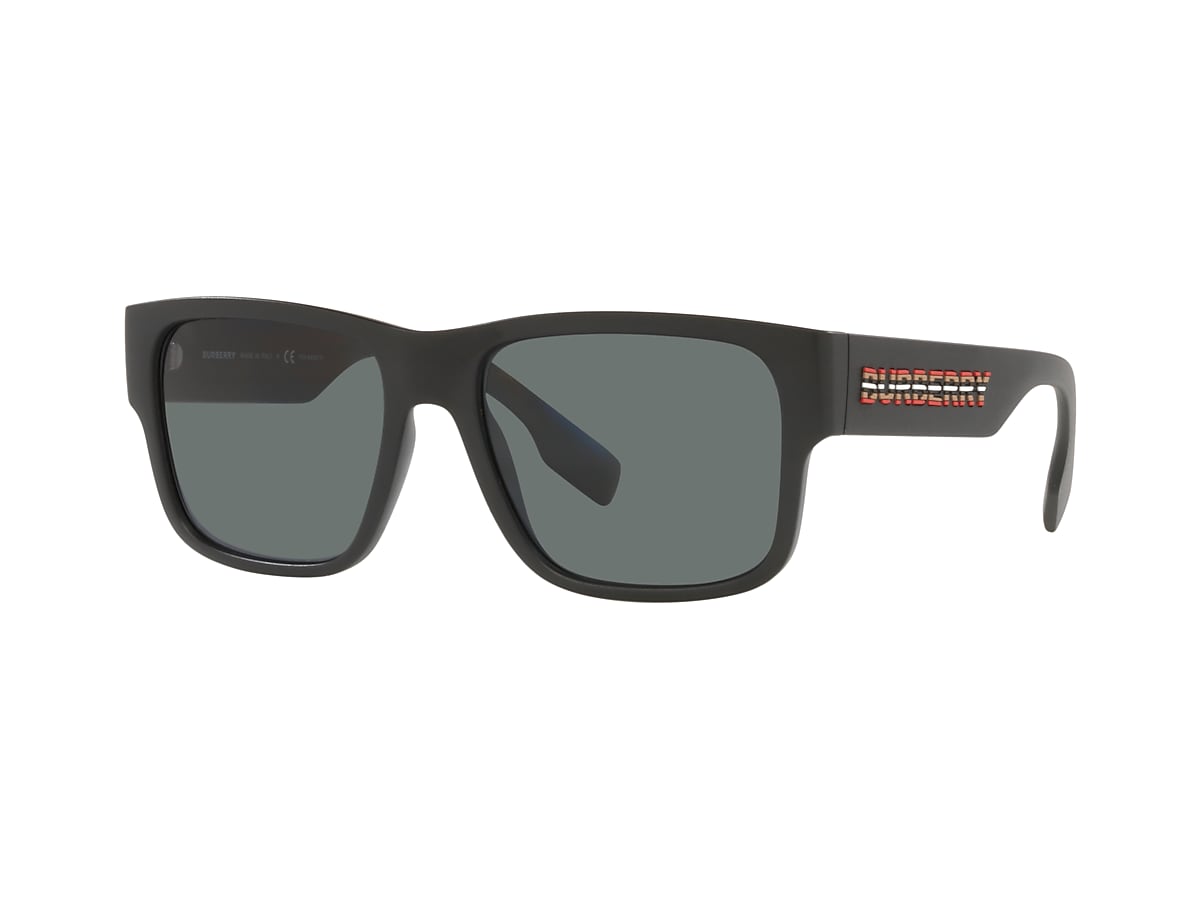 Burberry BE4358 Knight 57 Polar Dark Grey & Matte Black Polarized  