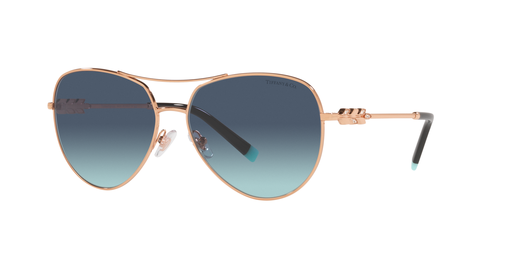 Tiffany & Co. TF4170 54 Tiffany Blue Gradient & Black Sunglasses | Sunglass  Hut USA