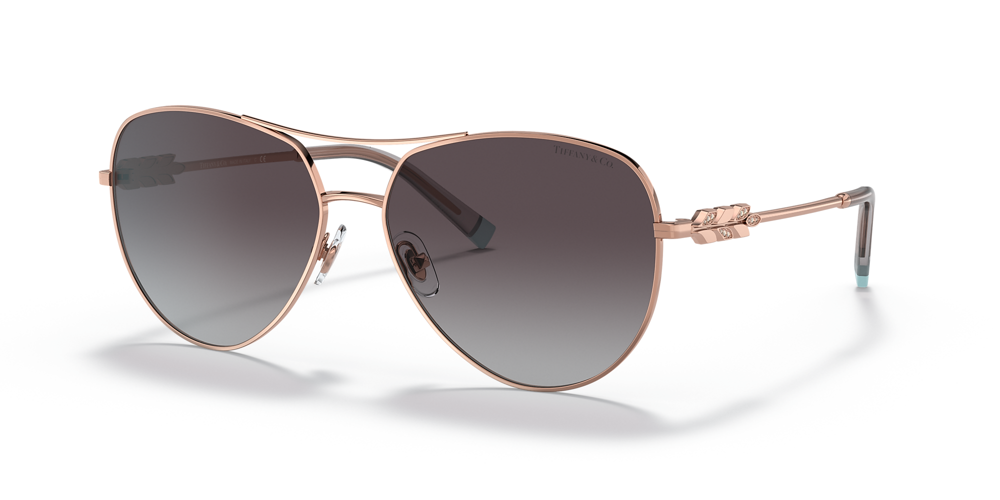 Tiffany & Co. TF3083B 59 Grey Gradient & Rubedo Sunglasses Sunglass