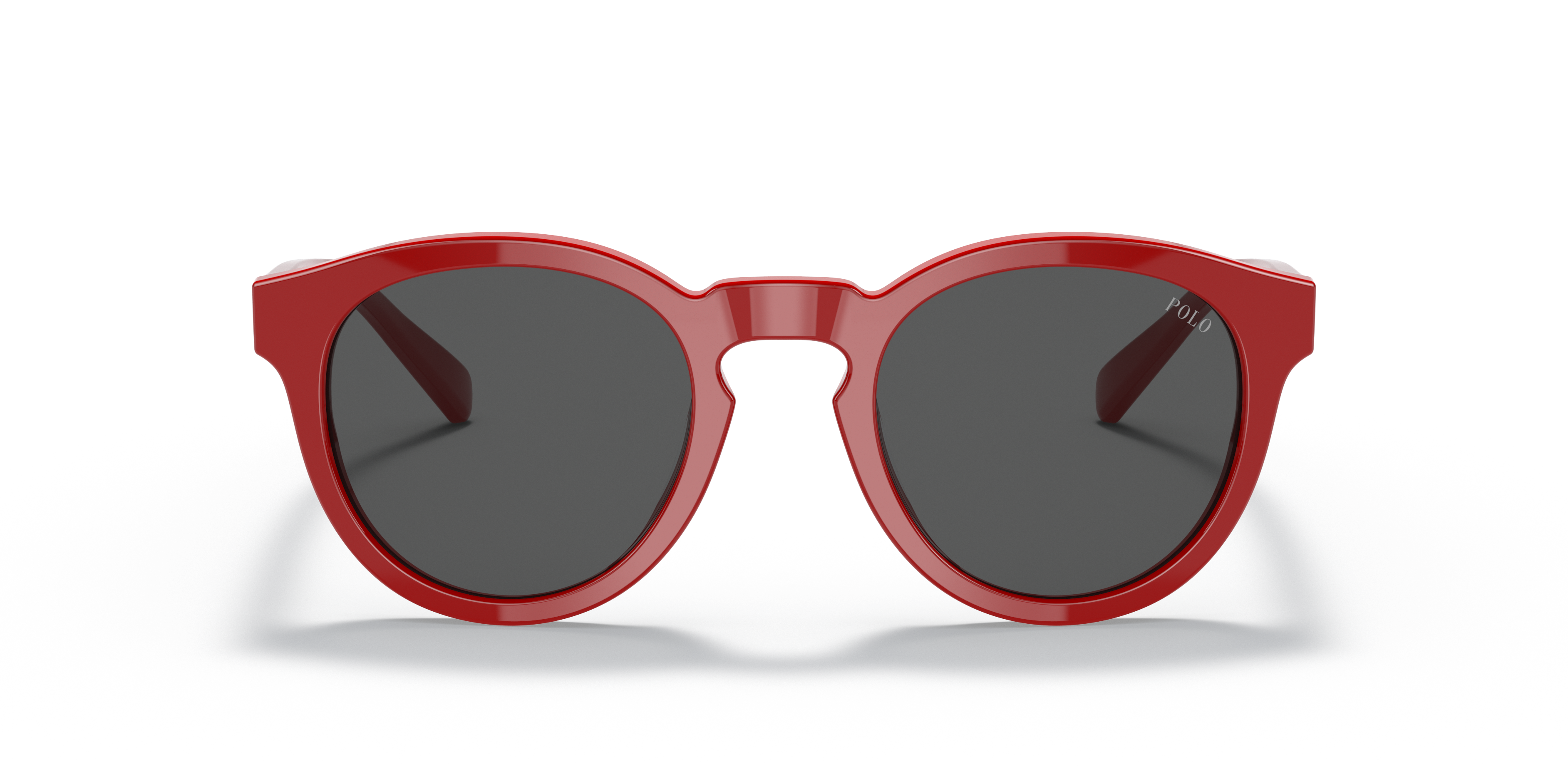 red polo glasses