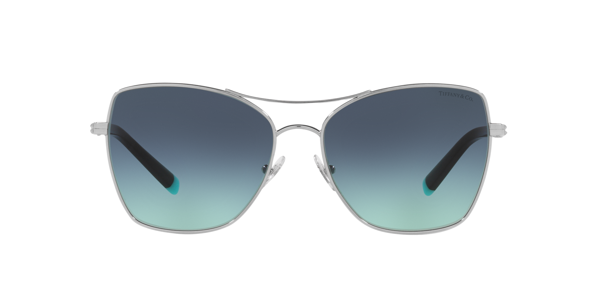 New Tiffany & Co. TF 3066 60019S Silver Metal Sunglasses Blue Gradient Lens  8056597046817 | eBay