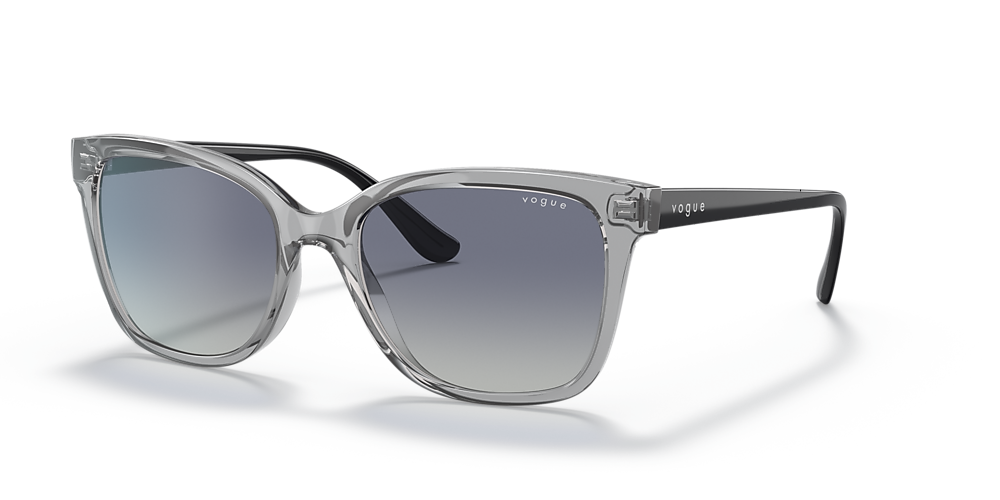 Vogue Eyewear VO5426S 54 Grey Gradient Dark Blue & Transparent Grey  Sunglasses | Sunglass Hut Australia