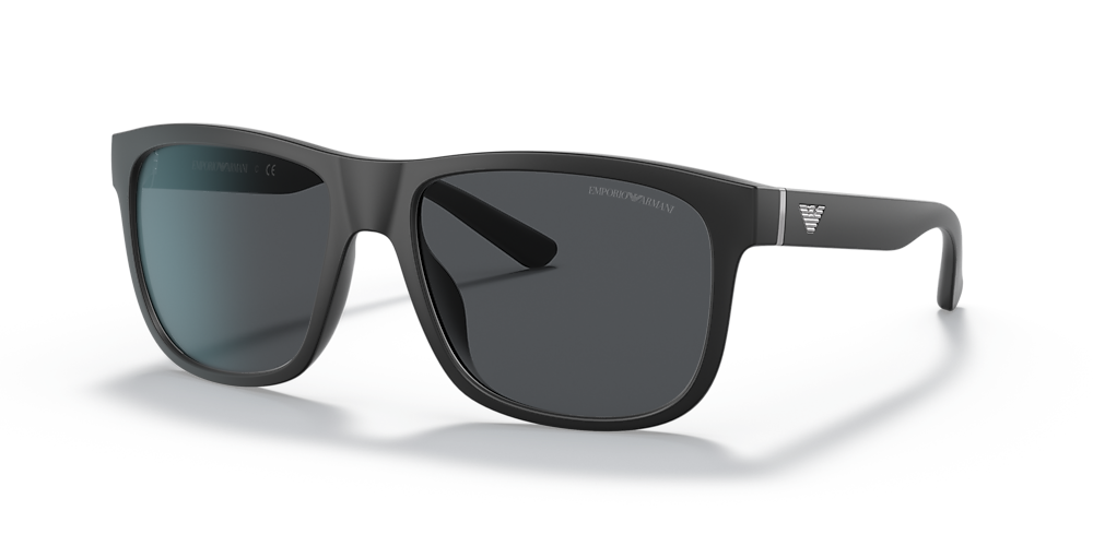 Emporio Armani EA4182U 57 Dark Grey & Matte Black Sunglasses | Sunglass Hut  USA