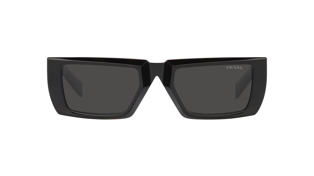 Auroch bang Kennis maken Prada PR 24YS Runway 55 Dark Grey & Black Sunglasses | Sunglass Hut USA