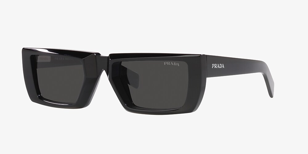 Prada PR 24YS Runway 55 Dark Grey & Black Sunglasses | Sunglass Hut USA