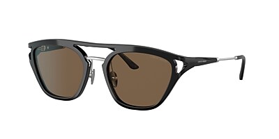 Men’s irregular-shaped eyeglasses | GIORGIO ARMANI Man