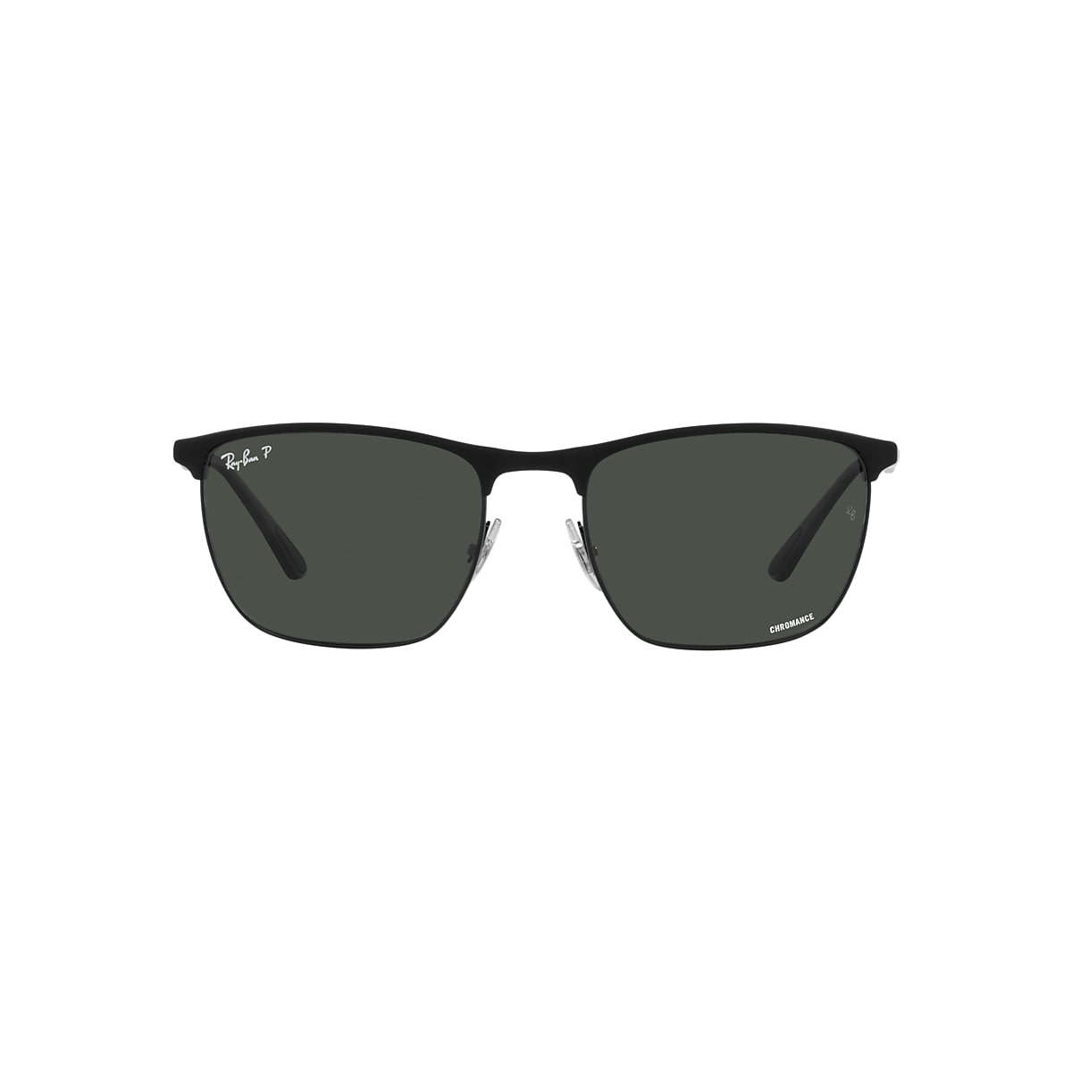 Ray-Ban RB3686 Chromance 57 Dark Grey & Black Polarized Sunglasses