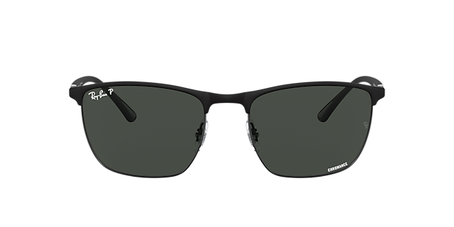 Ray-Ban RB3686 Chromance 57 Blue & Blue On Gunmetal