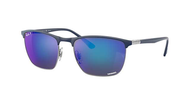 Sunglasses RAY-BAN RB 3686 186/K8 57/19 Unisex Noir mat / Noir square  frames Full Frame Glasses Vintage 57mmx19mm 190$CA