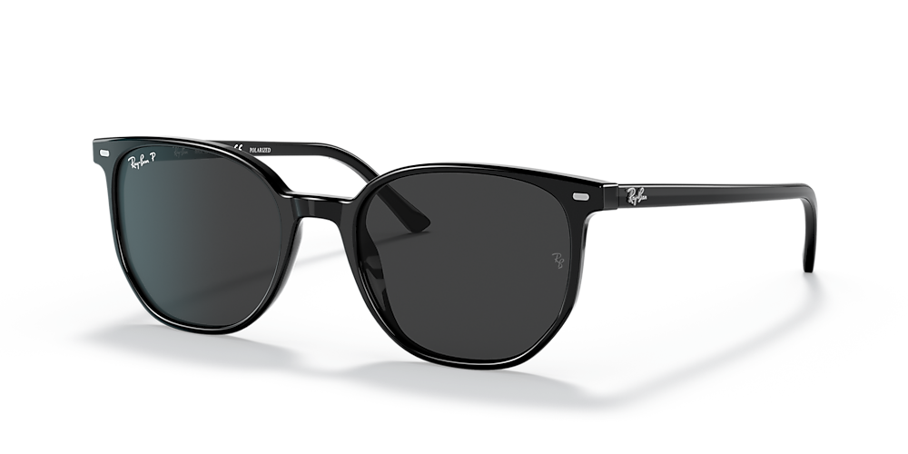Ray-Ban RB2197 Elliot 52 Polar Black & Black Polarized Sunglasses |  Sunglass Hut USA