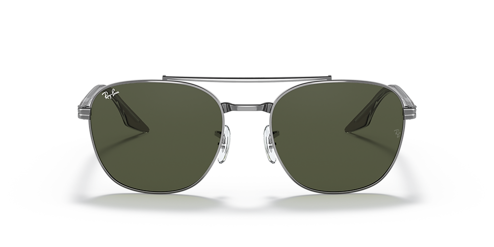 Ray-Ban RB3688 52 Green & Gunmetal Sunglasses | Sunglass Hut USA