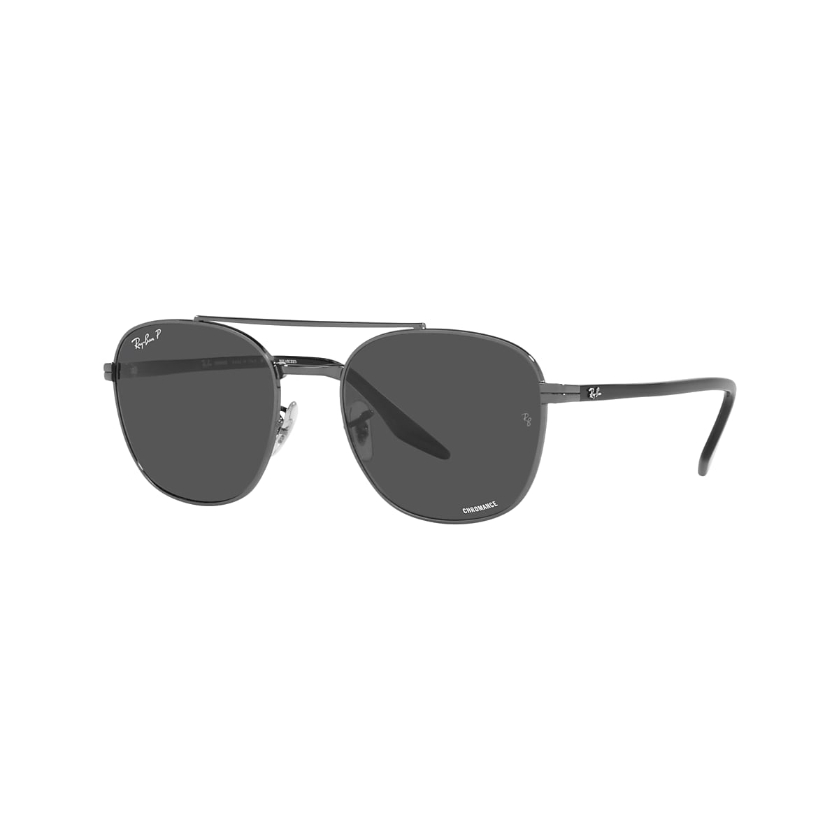 Ray-Ban RB3688 55 Dark Grey & Gunmetal Polarized Sunglasses