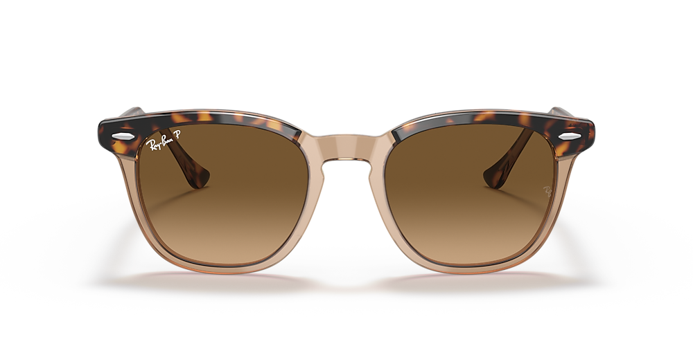 Ray-Ban RB2298 Hawkeye 52 Brown Gradient Polar & Havana On Transparent  Brown Polarized Sunglasses | Sunglass Hut USA