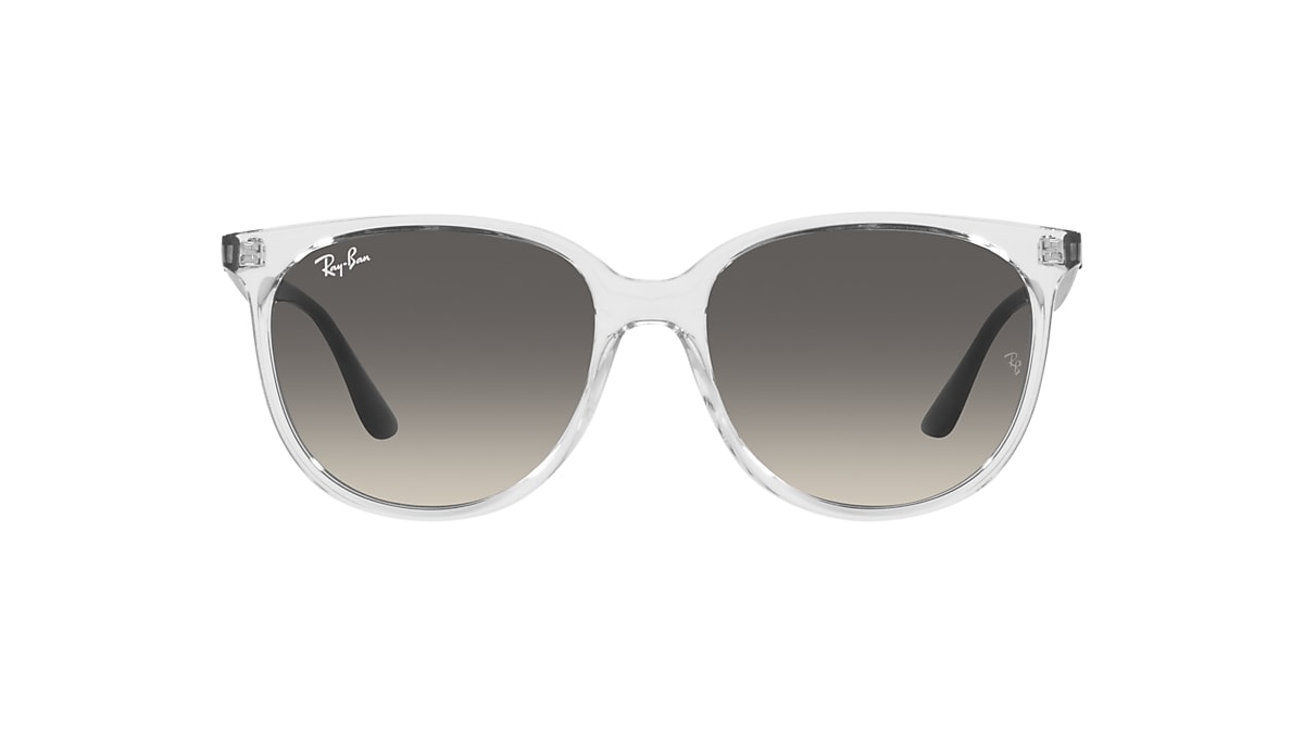 RAY-BAN RB4378 Transparent - Woman Sunglasses, Grey Gradient Lens RAY-BAN RB4378 Transparent - Woman Sunglasses, Grey Gradient Lens