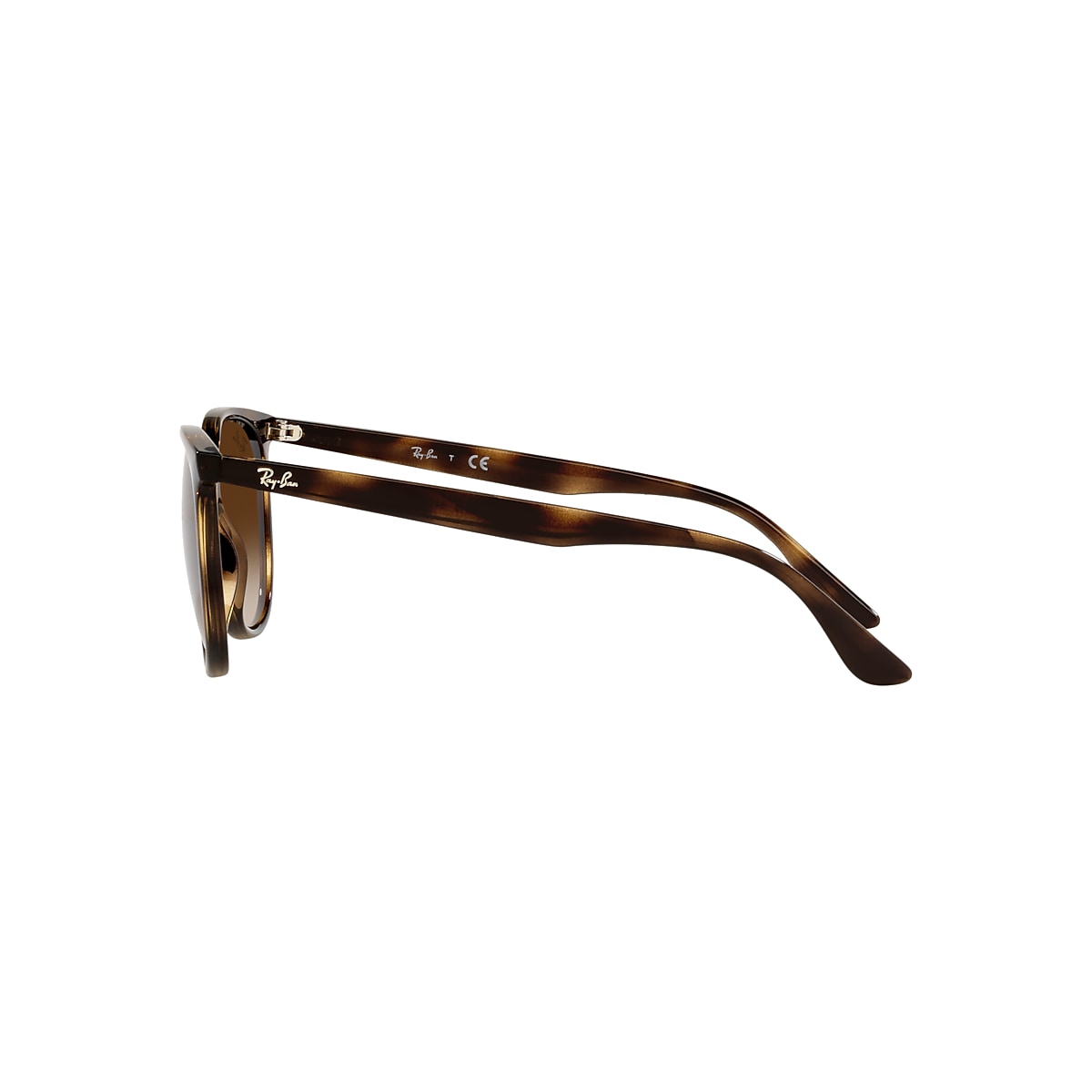 RAY-BAN RB4378 Havana - Women Sunglasses, Gradient Brown Lens