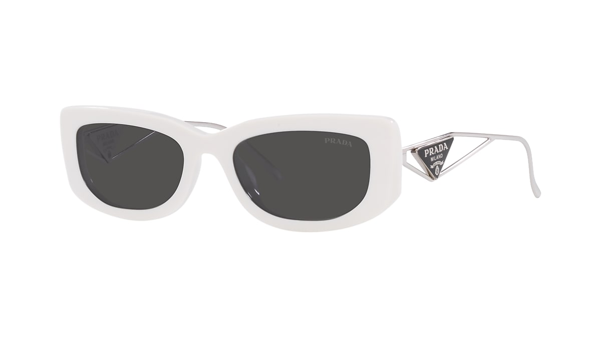 Prada PR 14YS 53 Dark Grey & Talc Sunglasses