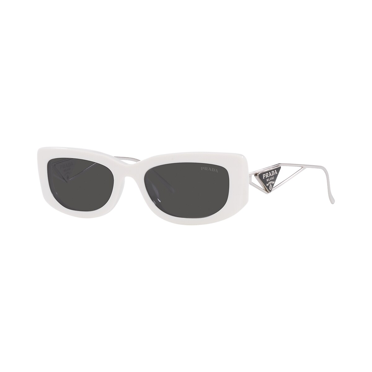 Prada PR 14YS 53 Dark Grey & Talc Sunglasses | Sunglass Hut USA