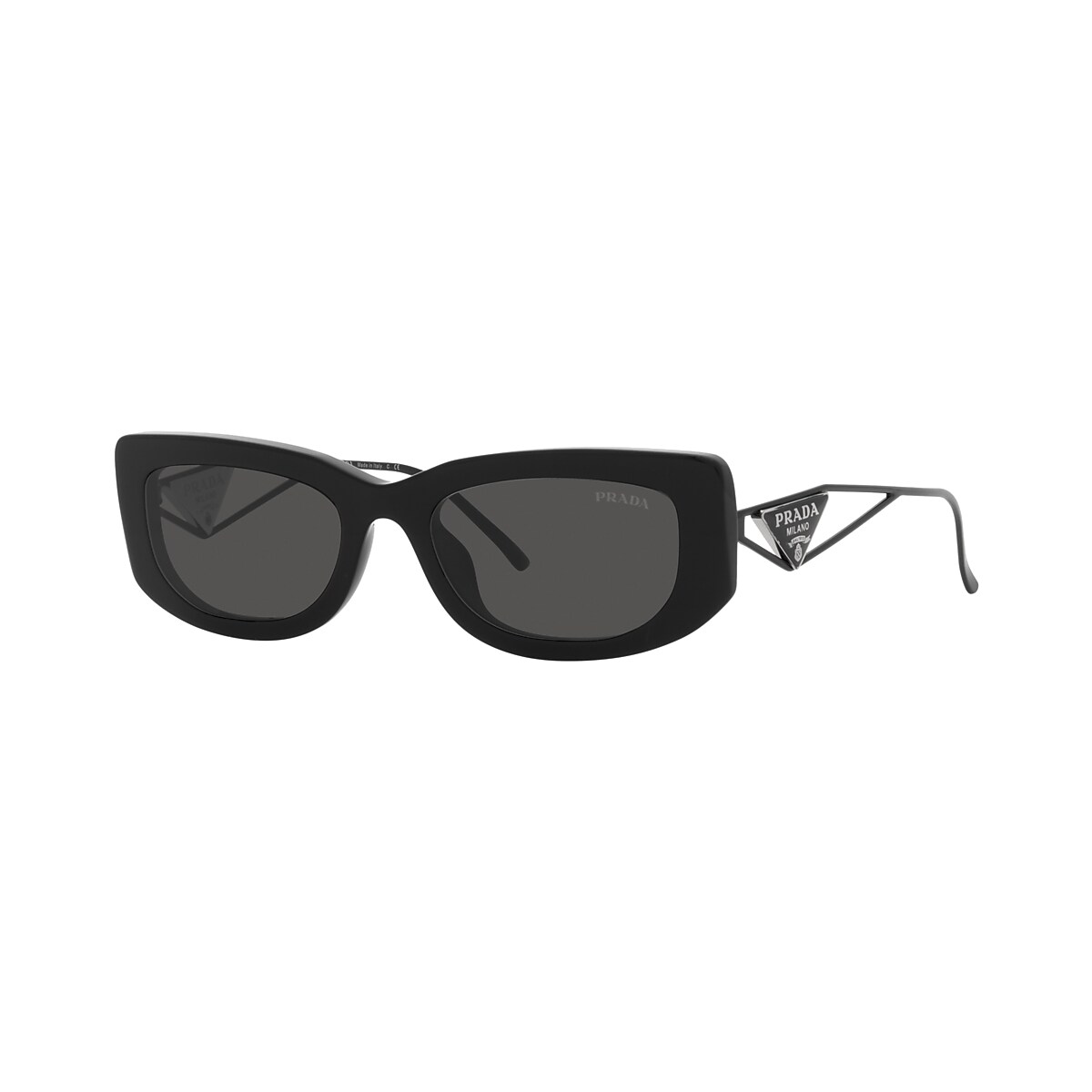 Prada PR 14YS 53 Dark Grey & Black Sunglasses | Sunglass Hut United Kingdom