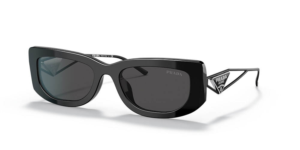 Prada PR 14YS 53 Dark Grey & Black Sunglasses | Sunglass Hut USA