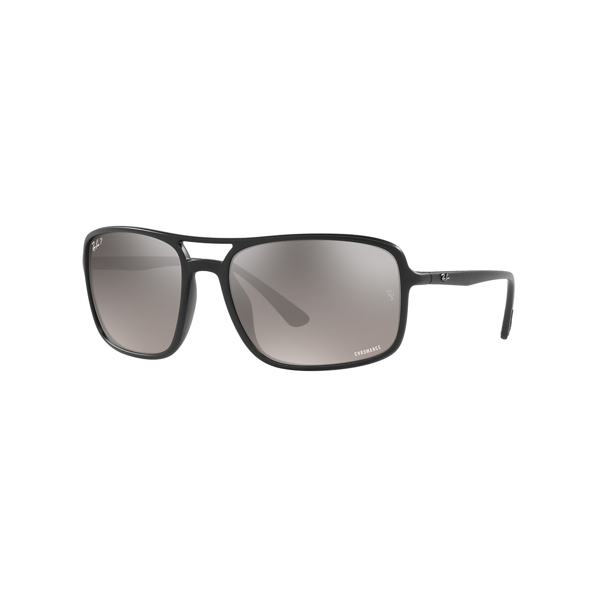 Ray-Ban RB4375 Chromance 60 Grey & Black Polarized Sunglasses