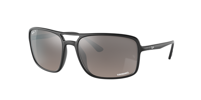 Ray-Ban RB4375 Chromance 60 Grey & Black Polarized