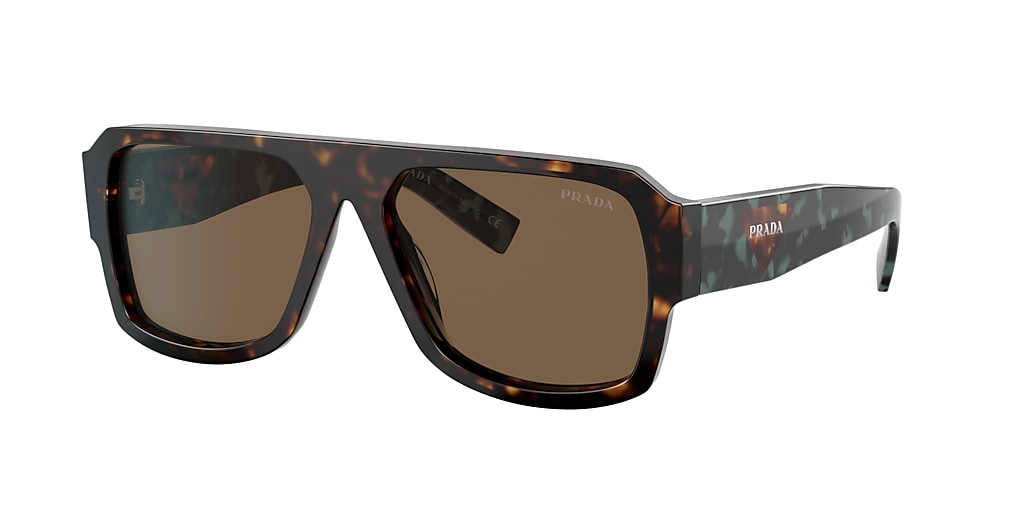 Prada PR 22YS 56 Dark Brown & Havana Sunglasses | Sunglass Hut USA