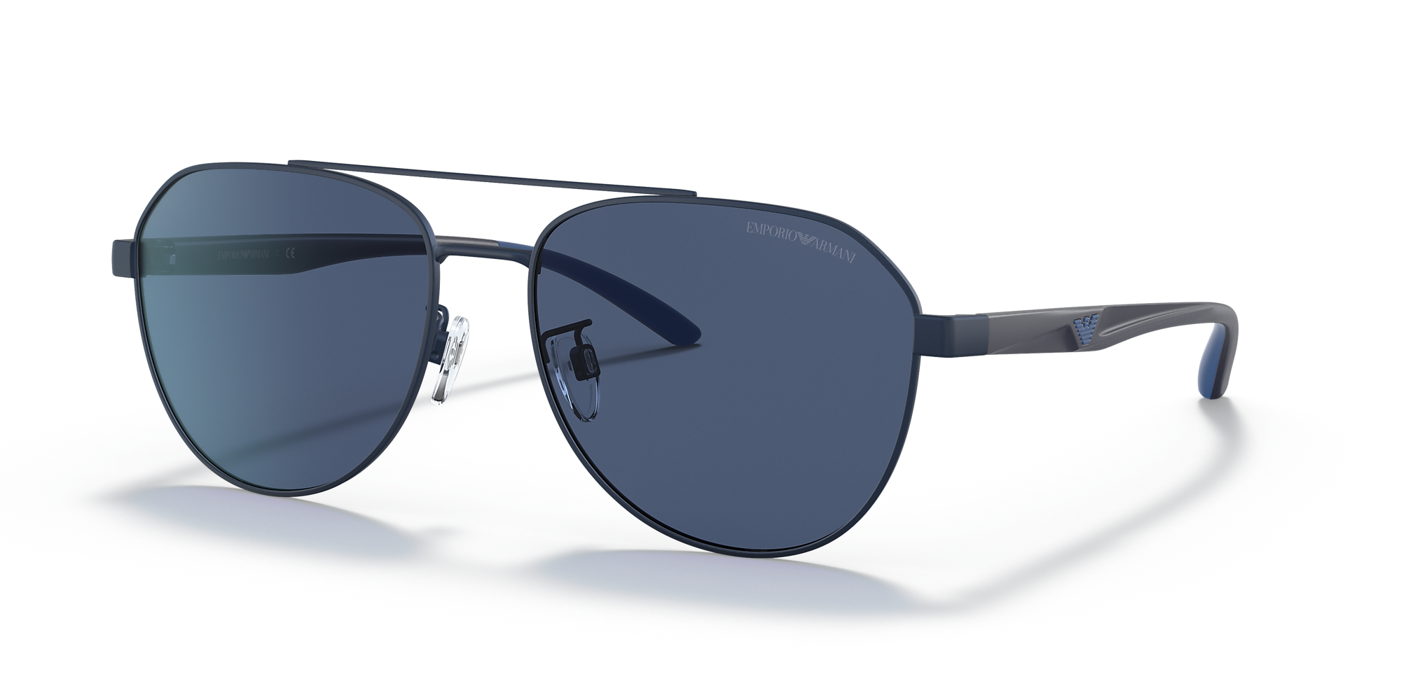 Emporio Armani EA2129D 59 Dark Blue & Matte Blue Sunglasses | Sunglass ...