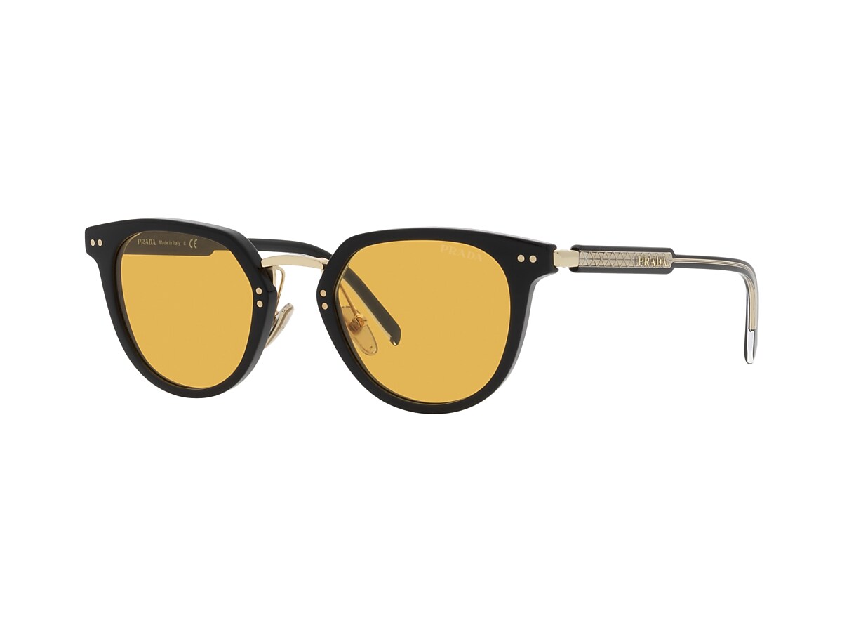 Prada PR 17YS 49 Yellow Orange & Black Sunglasses | Sunglass Hut USA