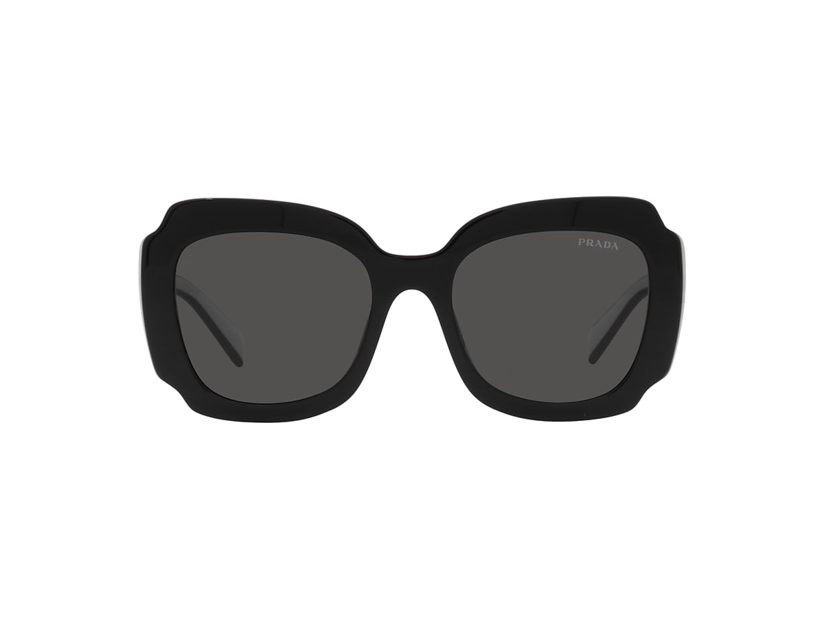 NEW Prada PR16WSF - 19D6E1 BLACK YELLOW MARBLE Sunglasses
