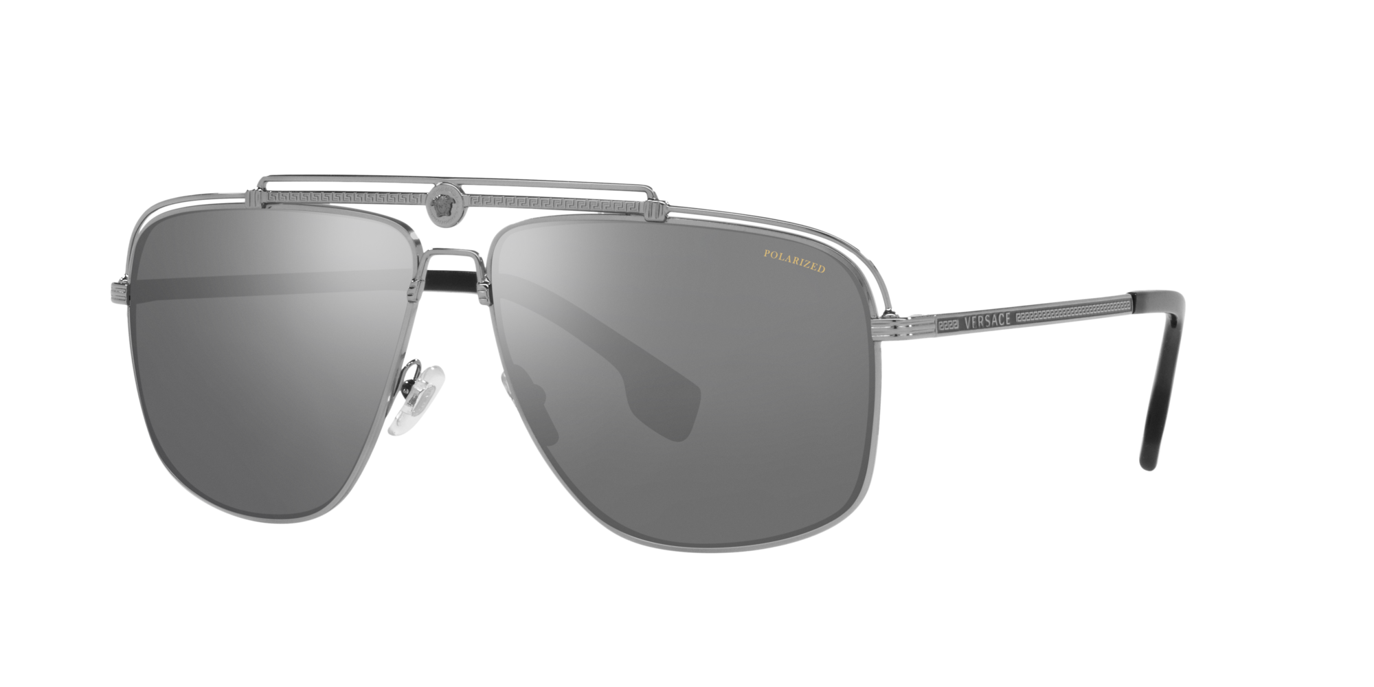 dark gray with mirror sunglasses