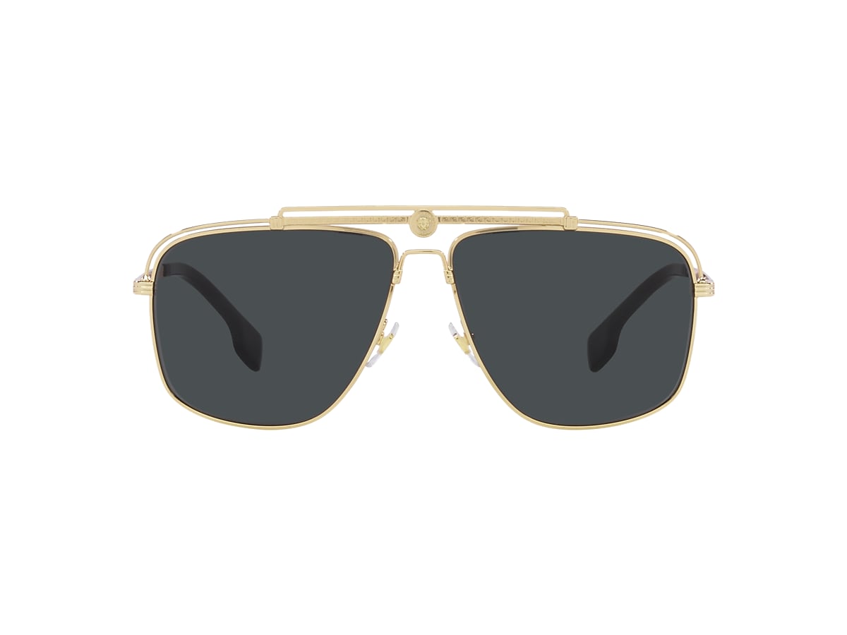 Buy Versace 0VE2242 Rock Icons Aviator Sunglasses for Men Online
