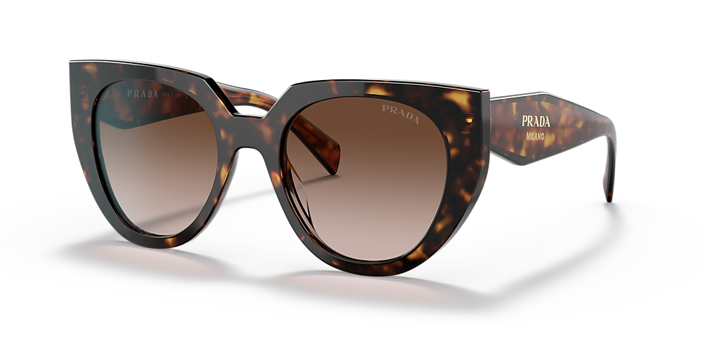 Prada PR 14WS 52 Brown Gradient & Tortoise Sunglasses | Sunglass Hut United  Kingdom