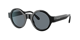 Giorgio Armani AR8144 52 Gradient Grey & Brown Tortoise Sunglasses 