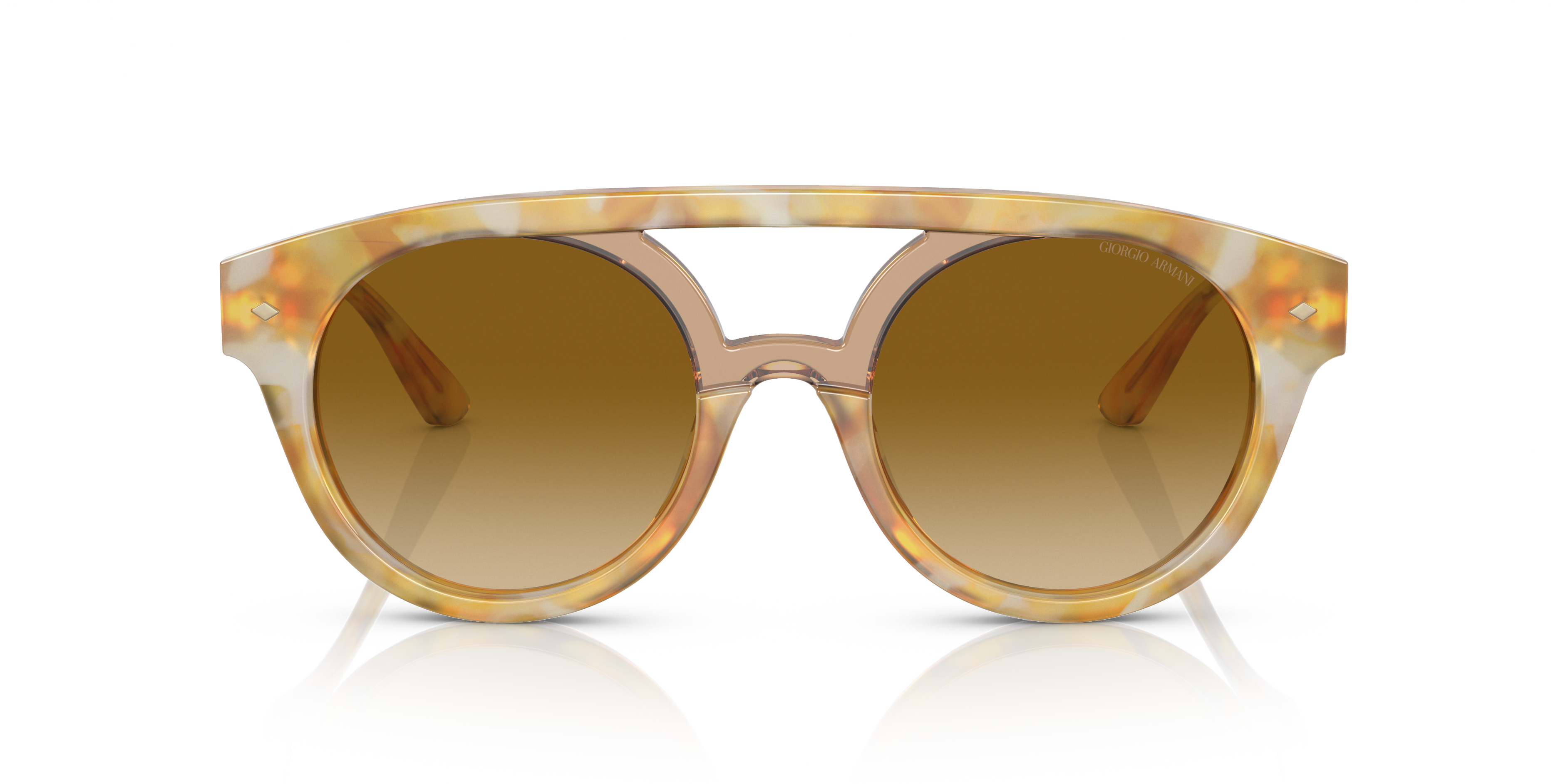 giorgio armani yellow sunglasses