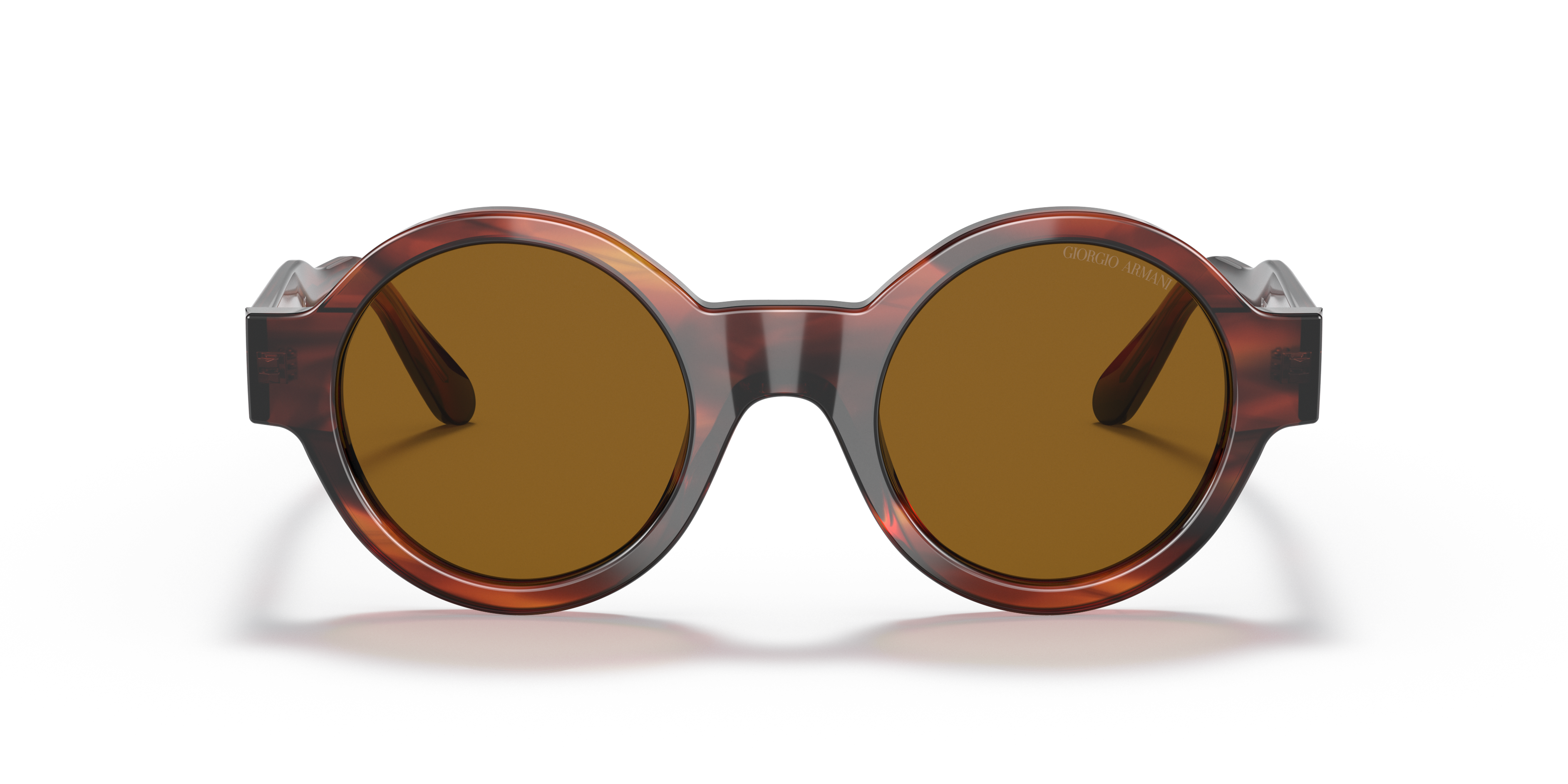 Giorgio Armani AR 903M 47 Brown \u0026 Striped Havana Sunglasses | Sunglass Hut  USA