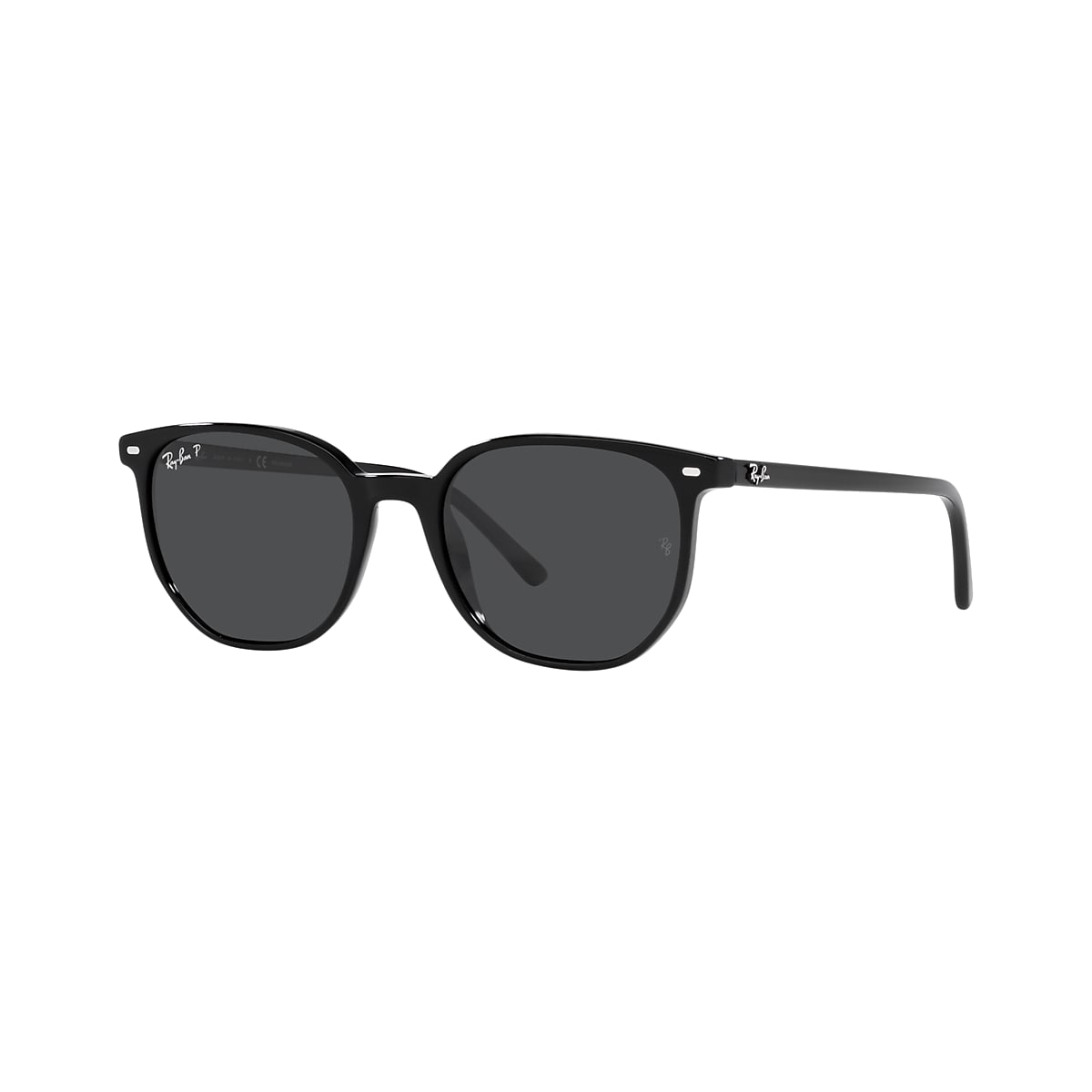 Ray-Ban RB2197F Elliot 54 Polar Black & Black Polarized Sunglasses |  Sunglass Hut USA