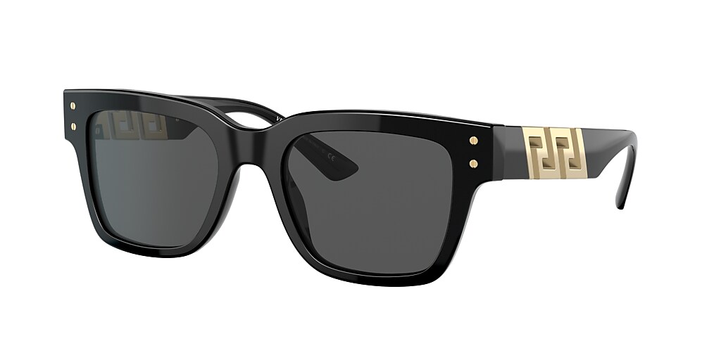 Versace VE4421 52 Dark Grey & Black Sunglasses | Sunglass Hut USA