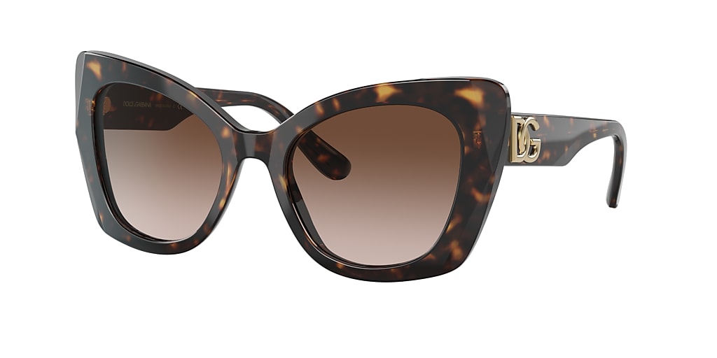 Dolce&Gabbana DG4405 53 Gradient Brown & Havana Sunglasses | Sunglass ...