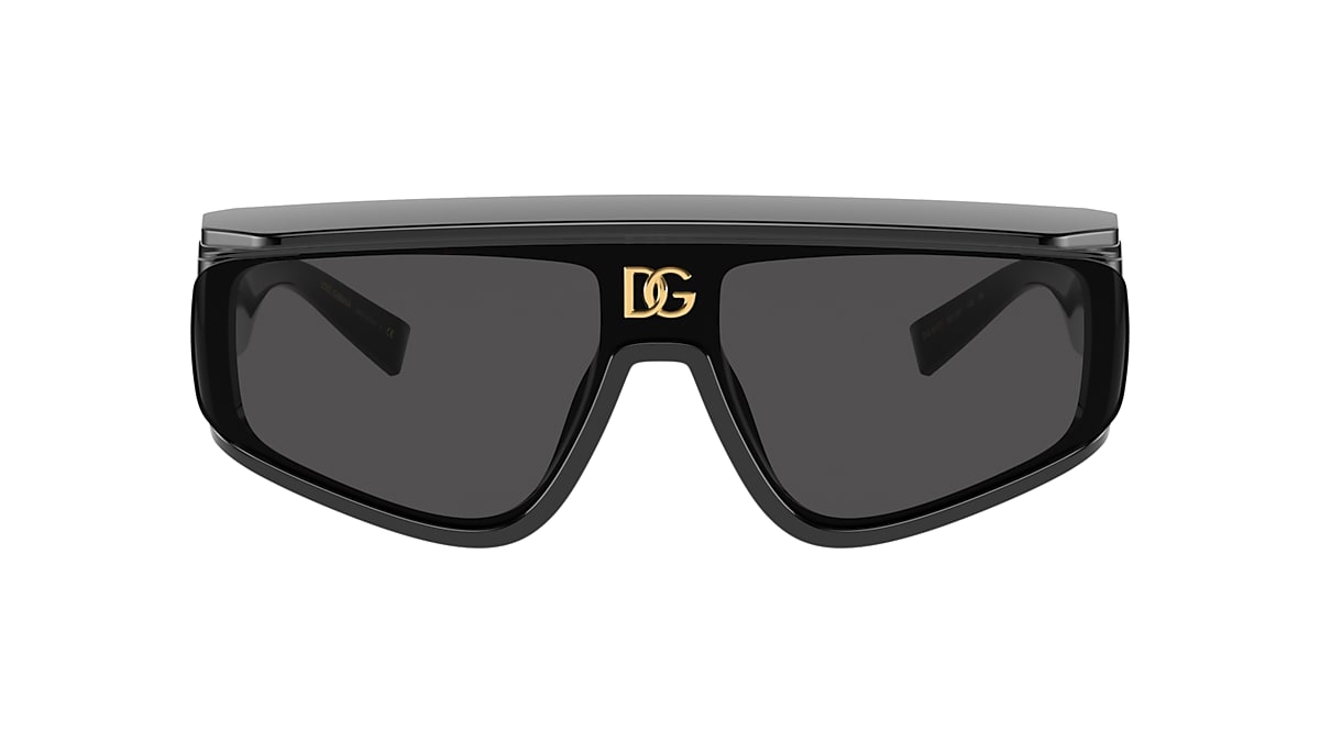 Dolce&Gabbana DG6177 01 Dark Grey & Black Sunglasses