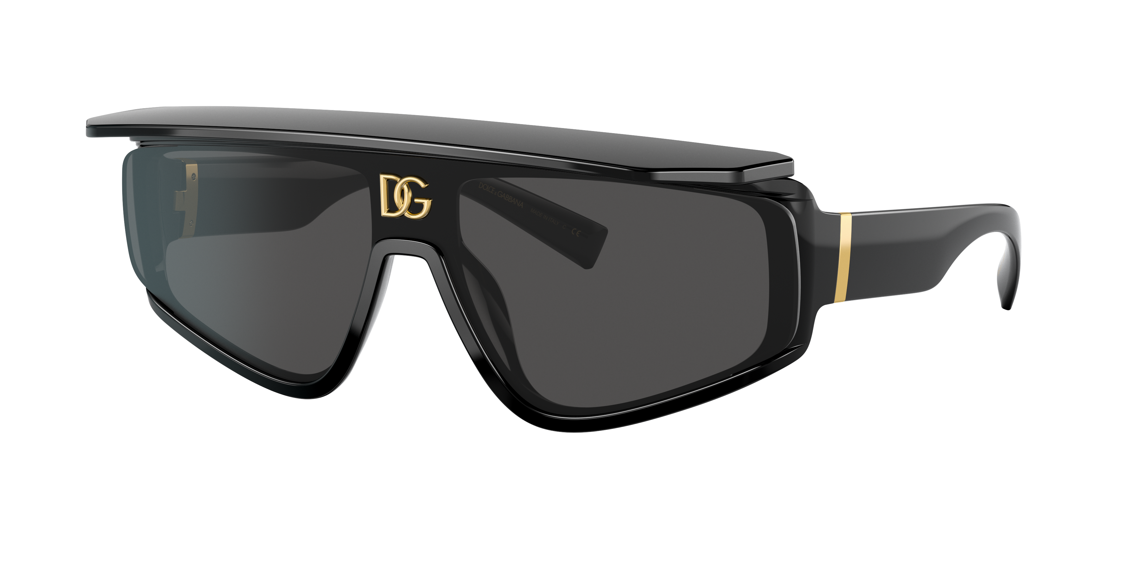 DOLCE&GABBANA DG6177 Noir - Lunette de Soleil de Luxe pour Homme - verres  Gris foncé