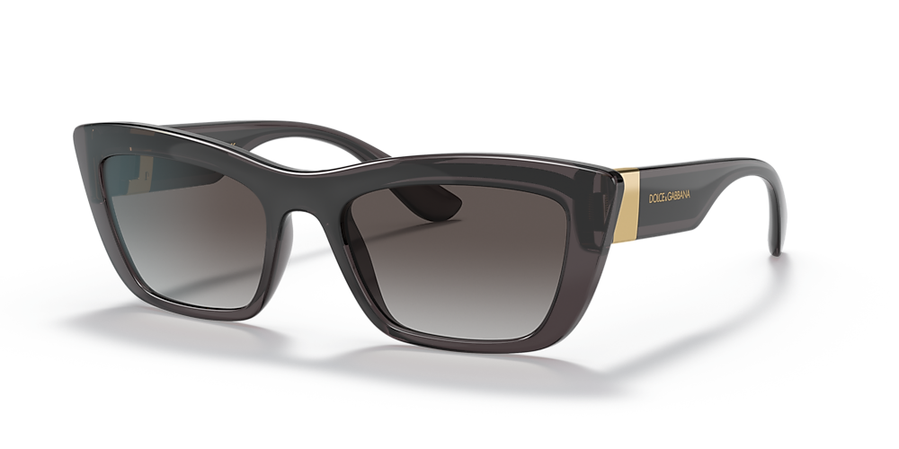 Dolce&Gabbana DG6171 54 Grey Gradient & Transparent Grey/Black Sunglasses | Sunglass  Hut USA