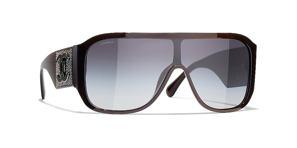 Chanel Shield Sunglasses 01 Gris | Sunglass