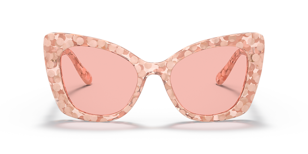 Dolce&Gabbana DG4405F 53 Light Pink & Rose Sunglasses | Sunglass