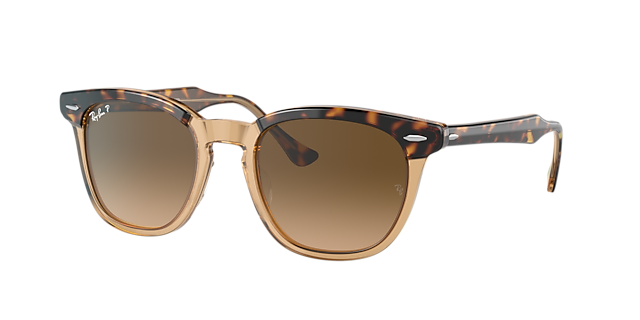 Ray-Ban RB2298F Hawkeye 54 Brown Gradient Polar & Havana On