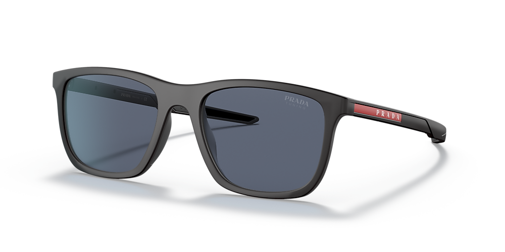 strelen Strak Viool Prada Linea Rossa PS 10WS 54 Blue & Black Rubber Sunglasses | Sunglass Hut  USA
