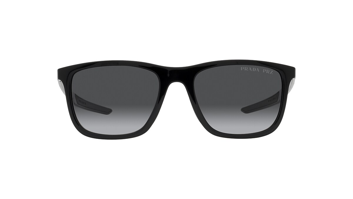 Prada Linea Rossa PS 10WS 54 Polarized Grey Gradient Black